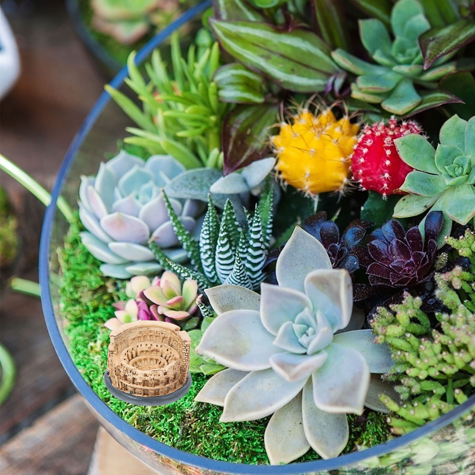 Conjunto de 7 Estátuas Romanas - Aquarium Fish Tank avaliação e preço