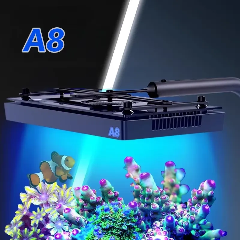 Luz LED Marinha A8SE II Max Bl - Aquarium Fish Tank avaliação e preço