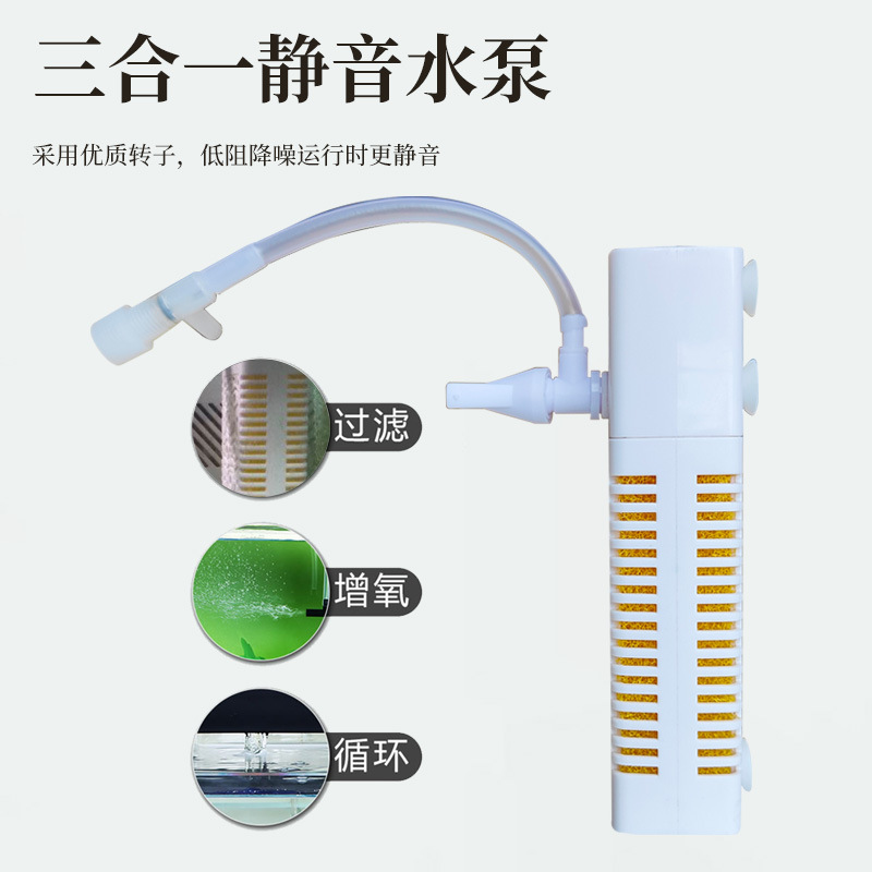 Novo filtro USB 3 em 1 para aq - Aquarium Fish Tank avaliação e preço